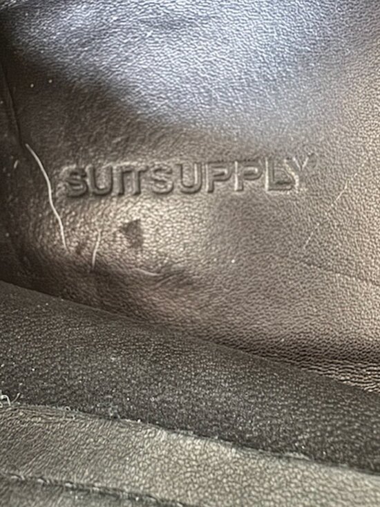 BRAND NEW Suit Supply Black Suede Penny Loafer in Size 43 main image 8